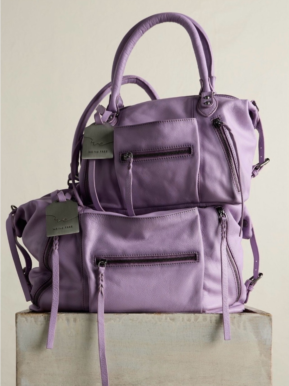 We The Free SOLD OUT LILAC LARGE FULL SIZE TOTE - Women's Bag ONE CALLOUT!